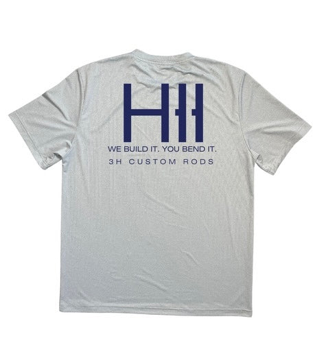 You bend it. We build it. - Performance Short Sleeve T-Shirt - Gray